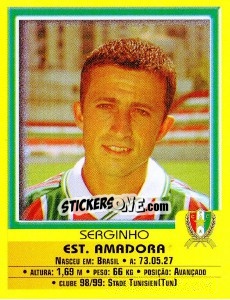 Sticker Serginho - Futebol 1999-2000 - Panini