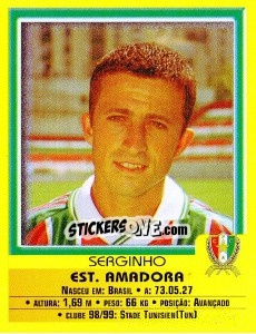 Figurina Serginho - Futebol 1999-2000 n. 136 - Panini