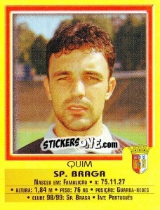 Sticker Quim - Futebol 1999-2000 n. 138 - Panini