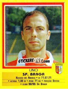 Sticker Lino - Futebol 1999-2000 n. 140 - Panini