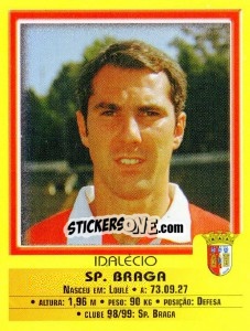 Sticker Idalecio - Futebol 1999-2000 n. 142 - Panini