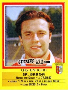 Sticker Castanheira - Futebol 1999-2000 n. 147 - Panini