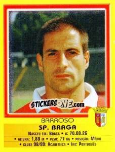 Cromo Barroso - Futebol 1999-2000 - Panini