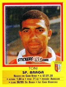 Sticker Toni - Futebol 1999-2000 n. 149 - Panini