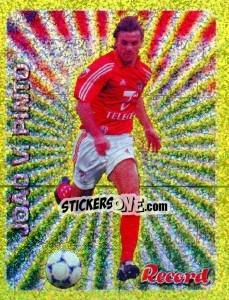 Sticker Joao Manuel Vieira Pinto - Futebol 1999-2000 - Panini