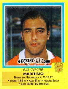 Sticker Rui Oscar - Futebol 1999-2000 n. 174 - Panini
