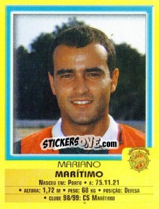 Figurina Mariano - Futebol 1999-2000 - Panini