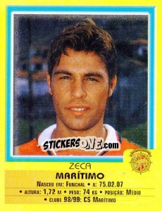 Cromo Zeca - Futebol 1999-2000 - Panini