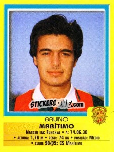 Sticker Bruno - Futebol 1999-2000 n. 185 - Panini