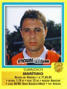 Sticker Sumudica - Futebol 1999-2000 - Panini