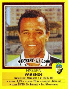 Figurina Hassan - Futebol 1999-2000 - Panini