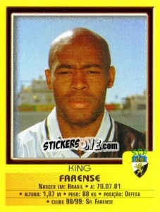 Figurina King - Futebol 1999-2000 - Panini