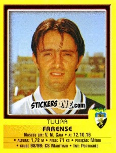 Sticker Tulipa - Futebol 1999-2000 n. 203 - Panini