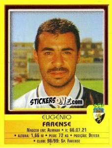 Cromo Eugenio - Futebol 1999-2000 - Panini