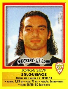 Sticker Jorge Silva - Futebol 1999-2000 - Panini