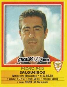 Sticker Pedros Reis - Futebol 1999-2000 n. 208 - Panini