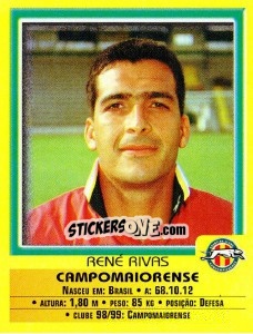 Sticker Rene Rivas - Futebol 1999-2000 - Panini