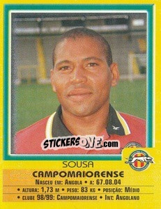 Sticker Sousa - Futebol 1999-2000 - Panini