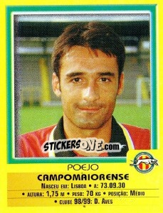 Sticker Poejo - Futebol 1999-2000 - Panini