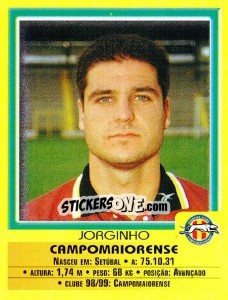 Cromo Jorginho - Futebol 1999-2000 - Panini