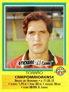 Figurina Torrao - Futebol 1999-2000 - Panini