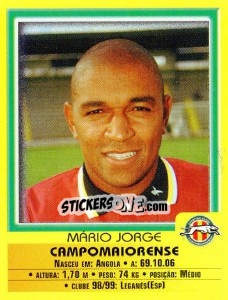 Figurina Mario Jorge - Futebol 1999-2000 - Panini