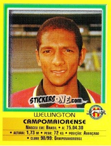 Figurina Wellington - Futebol 1999-2000 n. 237 - Panini