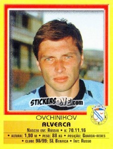 Figurina Ovchinikov - Futebol 1999-2000 - Panini