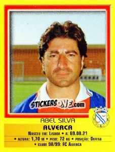 Figurina Abel Silva - Futebol 1999-2000 - Panini