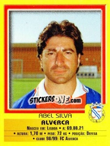 Sticker Abel Silva - Futebol 1999-2000 n. 242 - Panini