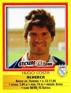 Sticker Hugo Costa - Futebol 1999-2000 n. 243 - Panini