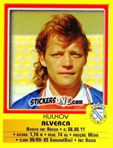 Sticker Kulkov - Futebol 1999-2000 - Panini