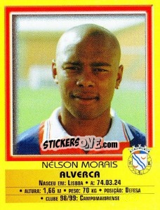 Sticker Nelson Morais - Futebol 1999-2000 - Panini