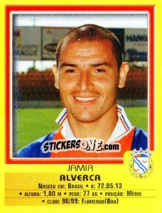 Sticker Jamir - Futebol 1999-2000 n. 246 - Panini