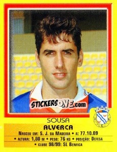 Sticker Sousa - Futebol 1999-2000 - Panini