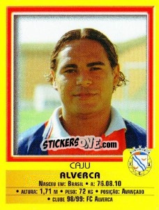 Cromo Caju - Futebol 1999-2000 - Panini