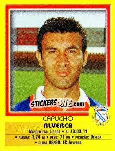 Sticker Capuchio - Futebol 1999-2000 n. 256 - Panini