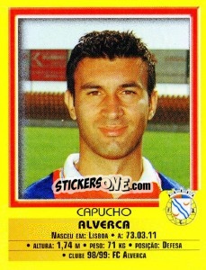 Figurina Capuchio - Futebol 1999-2000 - Panini