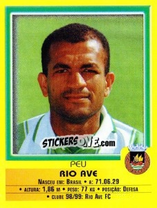 Sticker Peu - Futebol 1999-2000 n. 261 - Panini