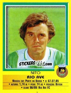 Figurina Nito - Futebol 1999-2000 - Panini