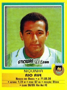 Figurina Niquinha - Futebol 1999-2000 - Panini