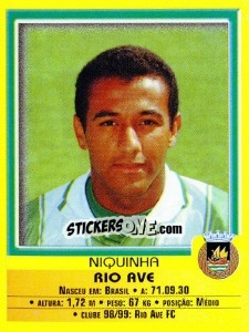 Sticker Niquinha - Futebol 1999-2000 n. 267 - Panini