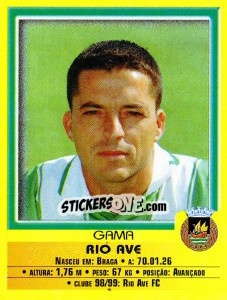 Cromo Gama - Futebol 1999-2000 n. 268 - Panini