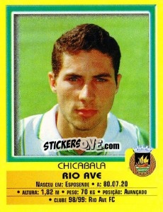 Cromo Chicabala - Futebol 1999-2000 n. 269 - Panini