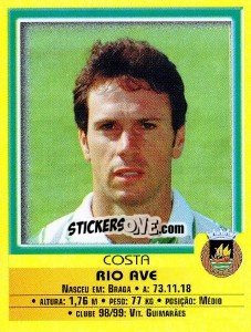Cromo Costa - Futebol 1999-2000 n. 270 - Panini