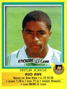 Sticker Artur Jorge - Futebol 1999-2000 - Panini