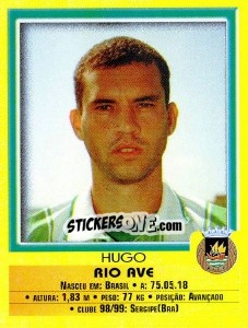 Figurina Hugo - Futebol 1999-2000 - Panini