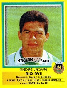 Cromo Andre Jacare - Futebol 1999-2000 n. 273 - Panini