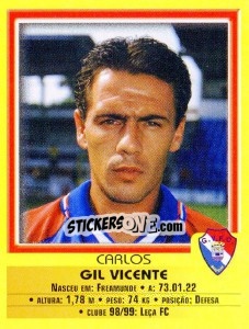 Sticker Carlos - Futebol 1999-2000 - Panini