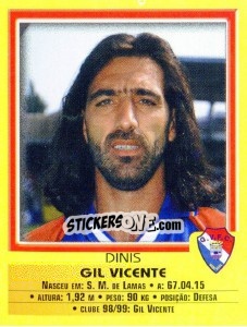 Sticker Dinis - Futebol 1999-2000 - Panini